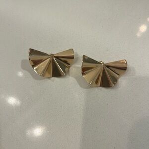 Anthropologie fan earrings